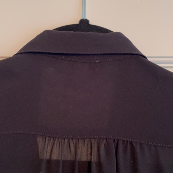 Black long sheer vest - Picture 4 of 5